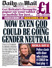 Daily Mail () Newspaper Front Page for 8 February 2023