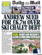 Daily Mail () Newspaper Front Page for 8 May 2020