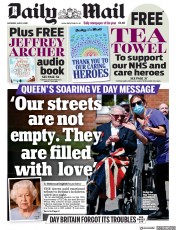 Daily Mail () Newspaper Front Page for 9 May 2020