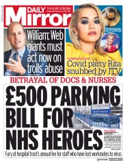 Daily Mirror () Newspaper Front Page for 10 February 2021