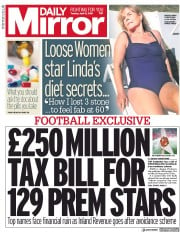Daily Mirror () Newspaper Front Page for 10 April 2018