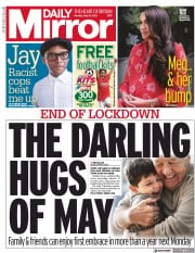 Daily Mirror () Newspaper Front Page for 10 May 2021