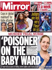 Daily Mirror () Newspaper Front Page for 11 October 2022