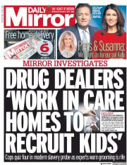 Daily Mirror () Newspaper Front Page for 11 November 2020