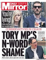 Daily Mirror () Newspaper Front Page for 11 July 2017