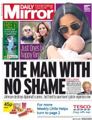Daily Mirror () Newspaper Front Page for 11 July 2019