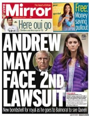 Daily Mirror () Newspaper Front Page for 11 August 2021