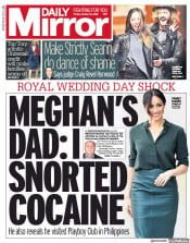 Daily Mirror () Newspaper Front Page for 12 October 2018