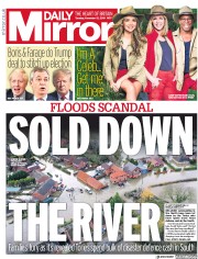 Daily Mirror () Newspaper Front Page for 12 November 2019