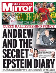 Daily Mirror () Newspaper Front Page for 12 August 2019