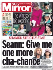 Daily Mirror () Newspaper Front Page for 13 October 2018