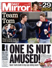 Daily Mirror () Newspaper Front Page for 13 December 2013