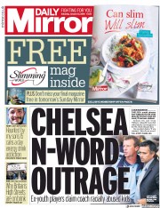 Daily Mirror () Newspaper Front Page for 13 January 2018