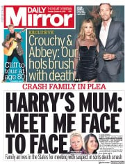 Daily Mirror () Newspaper Front Page for 14 October 2019