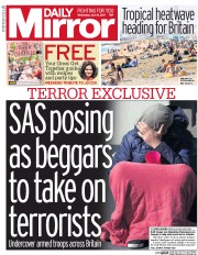 Daily Mirror () Newspaper Front Page for 14 June 2017