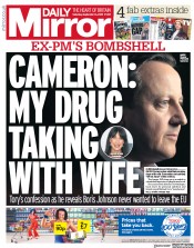 Daily Mirror () Newspaper Front Page for 14 September 2019