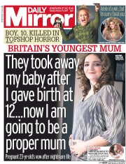 Daily Mirror () Newspaper Front Page for 15 February 2017