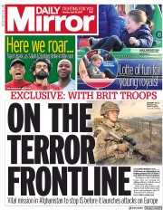 Daily Mirror () Newspaper Front Page for 15 April 2019
