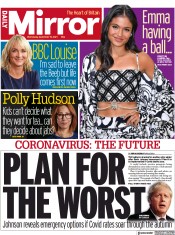 Daily Mirror () Newspaper Front Page for 15 September 2021