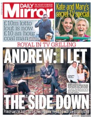 Daily Mirror () Newspaper Front Page for 16 November 2019
