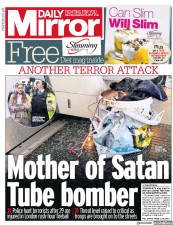 Daily Mirror () Newspaper Front Page for 16 September 2017