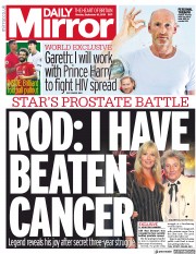Daily Mirror () Newspaper Front Page for 16 September 2019