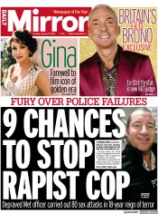 Daily Mirror () Newspaper Front Page for 17 January 2023
