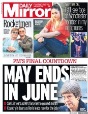 Daily Mirror () Newspaper Front Page for 17 May 2019