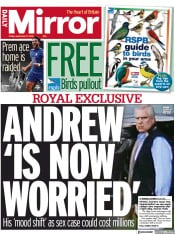 Daily Mirror () Newspaper Front Page for 17 September 2021
