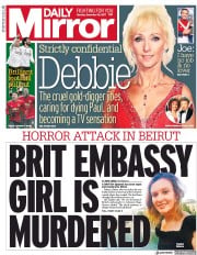 Daily Mirror () Newspaper Front Page for 18 December 2017