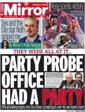 Daily Mirror () Newspaper Front Page for 18 December 2021