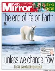 Daily Mirror () Newspaper Front Page for 18 April 2019