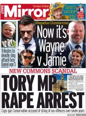 Daily Mirror () Newspaper Front Page for 18 May 2022