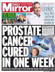 Daily Mirror () Newspaper Front Page for 18 September 2019