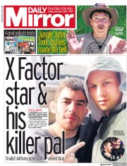 Daily Mirror () Newspaper Front Page for 1 December 2018