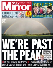 Daily Mirror () Newspaper Front Page for 1 May 2020