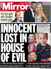 Daily Mirror () Newspaper Front Page for 1 July 2022