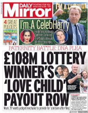 Daily Mirror () Newspaper Front Page for 20 October 2018