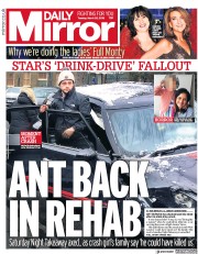 Daily Mirror () Newspaper Front Page for 20 March 2018