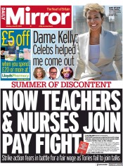Daily Mirror () Newspaper Front Page for 20 June 2022