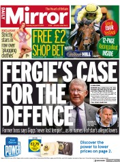Daily Mirror () Newspaper Front Page for 20 August 2022