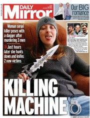 Daily Mirror () Newspaper Front Page for 21 January 2014