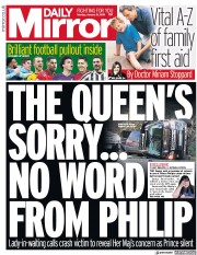 Daily Mirror () Newspaper Front Page for 21 January 2019
