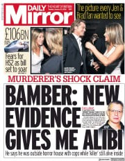 Daily Mirror () Newspaper Front Page for 21 January 2020