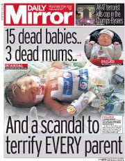 Daily Mirror () Newspaper Front Page for 21 April 2017