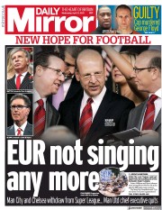 Daily Mirror () Newspaper Front Page for 21 April 2021