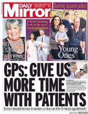 Daily Mirror () Newspaper Front Page for 21 May 2019