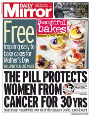 Daily Mirror () Newspaper Front Page for 22 March 2017