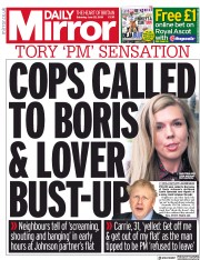 Daily Mirror () Newspaper Front Page for 22 June 2019