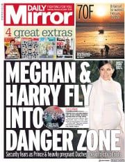 Daily Mirror () Newspaper Front Page for 23 February 2019
